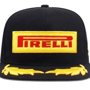 Pirelli Unisex Adult Podium 1st Place Champion Cap Black Hat